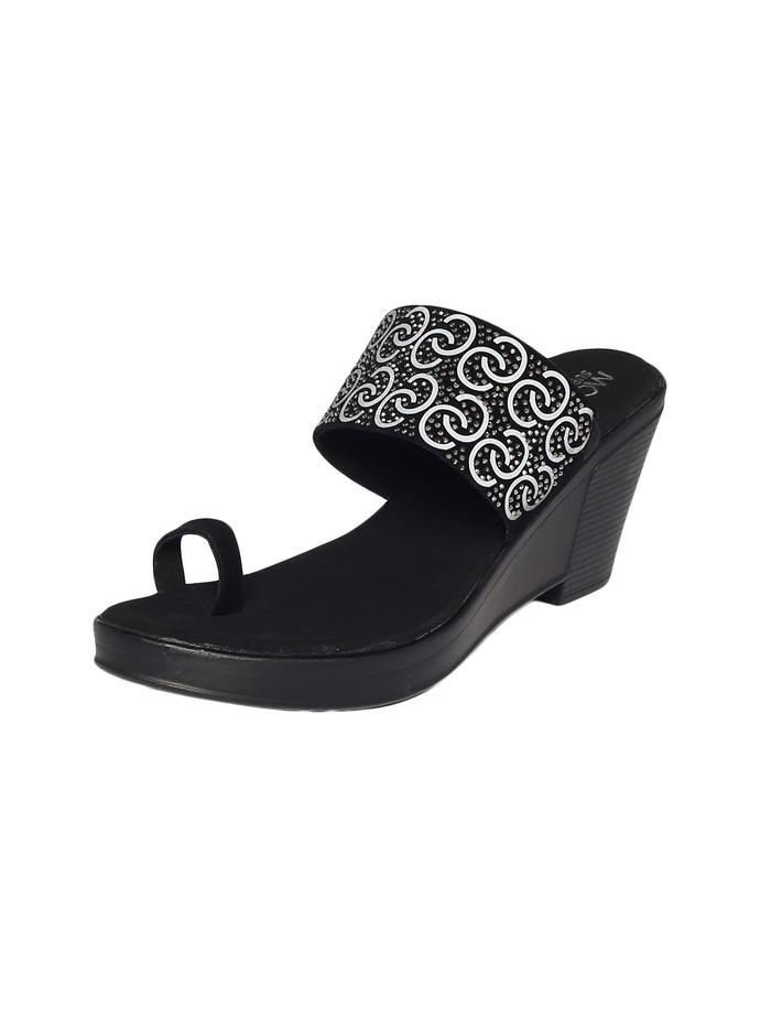 Gianna Gun Metal Wedge