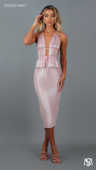 PINK METALLIC STARE