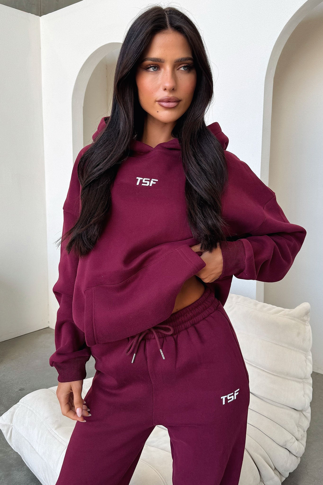 Kaztek Hoodie - Maroon
