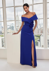 MGNY Madeline Gardner New York 73116 A Line Long Formal Evening Dress