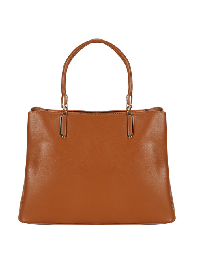 Rosy Tan Satchel Bag