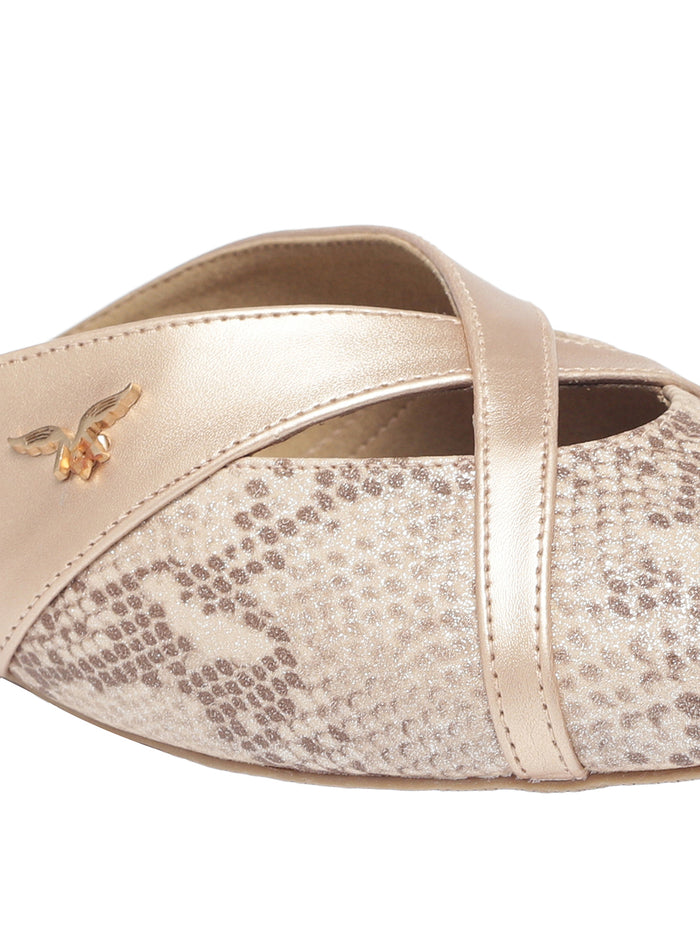 Rynna Rose Gold Flats