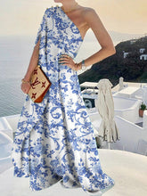 One Shoulder Swing Dress