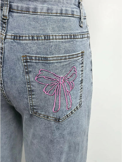 Hazel Blues® |  Wide Leg High Waist Jeans