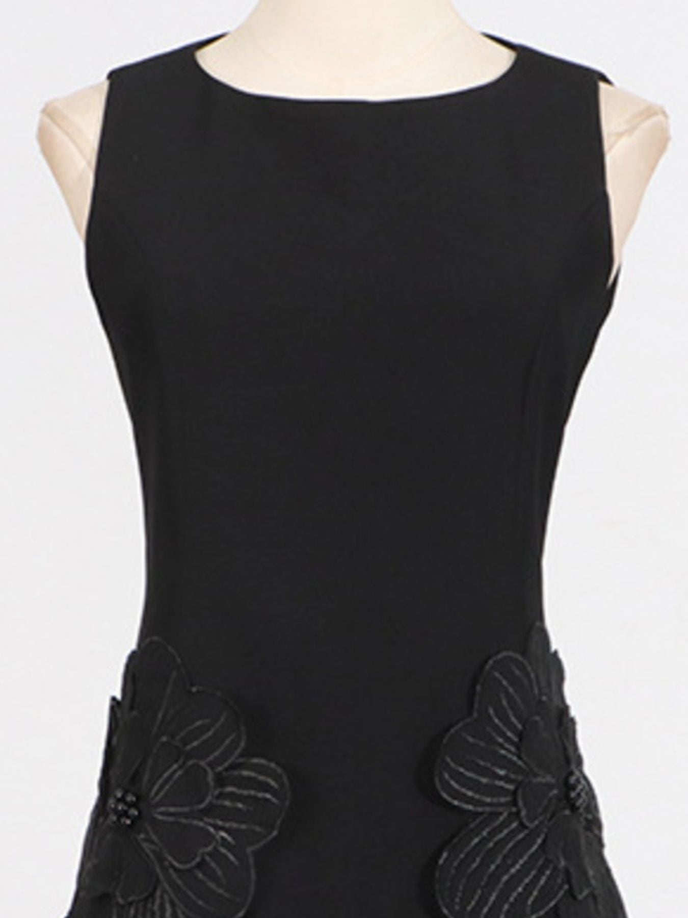 Hazel Blues® |  Flower Round Neck Sleeveless Dress