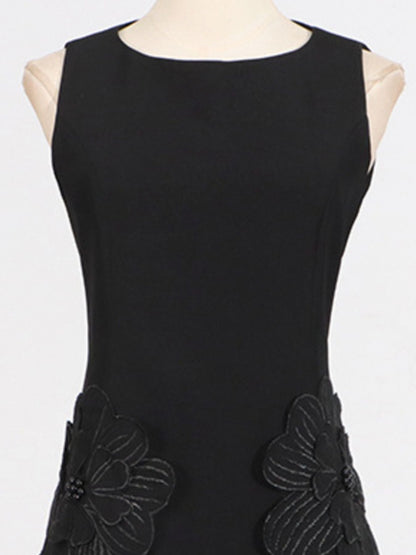 Hazel Blues® |  Flower Round Neck Sleeveless Dress