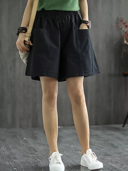 Hazel Blues® |  Elastic Waist Casual Shorts