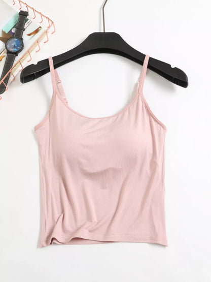 Hazel Blues® |  Modal Adjustable Strap Padded Cami and Shorts Set