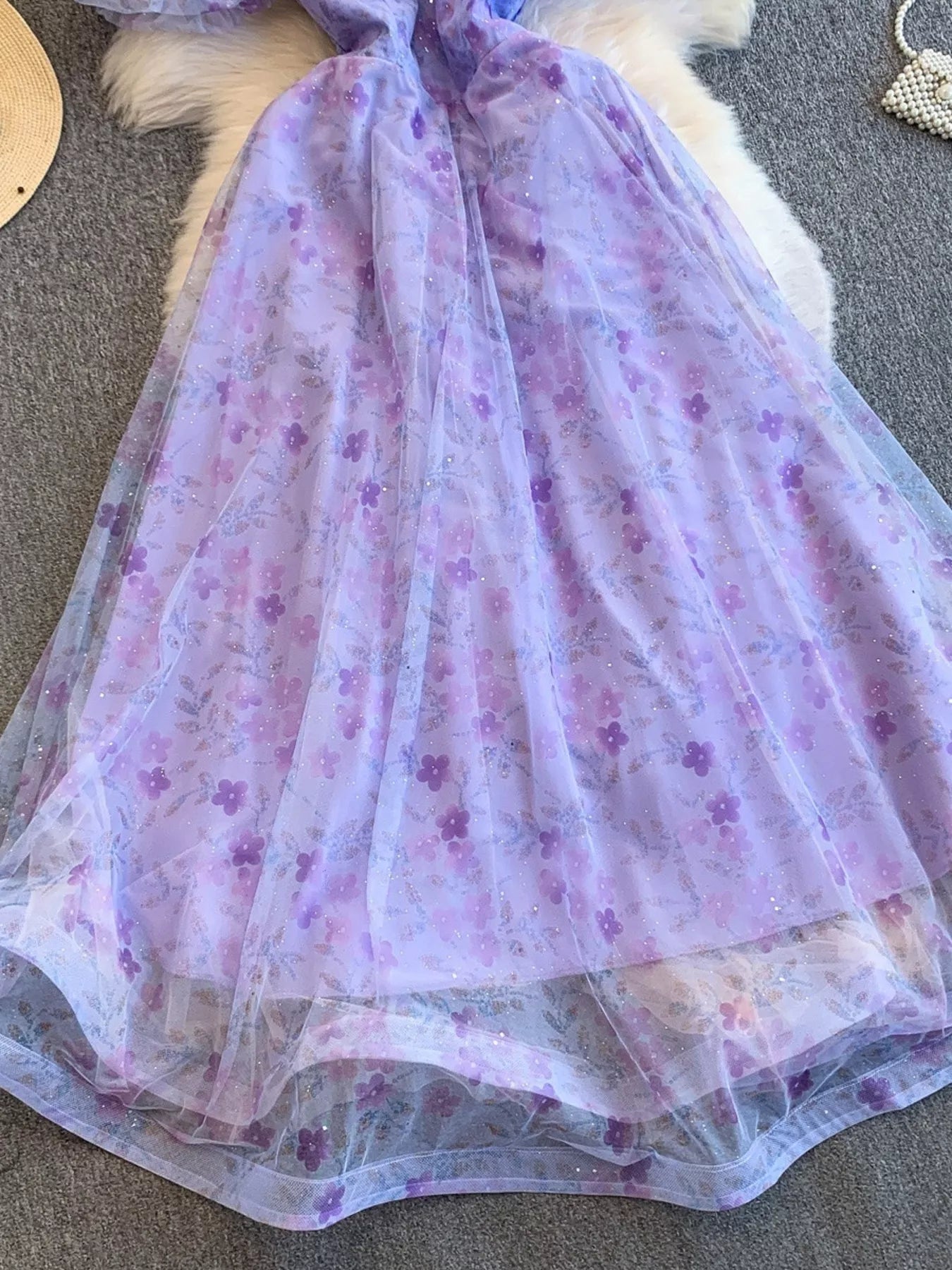 Hazel Blues® |  Sweetheart Neck Puff Sleeve Dress
