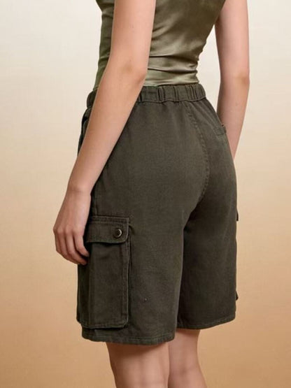 Hazel Blues® |  Cargo Shorts with Drawstring