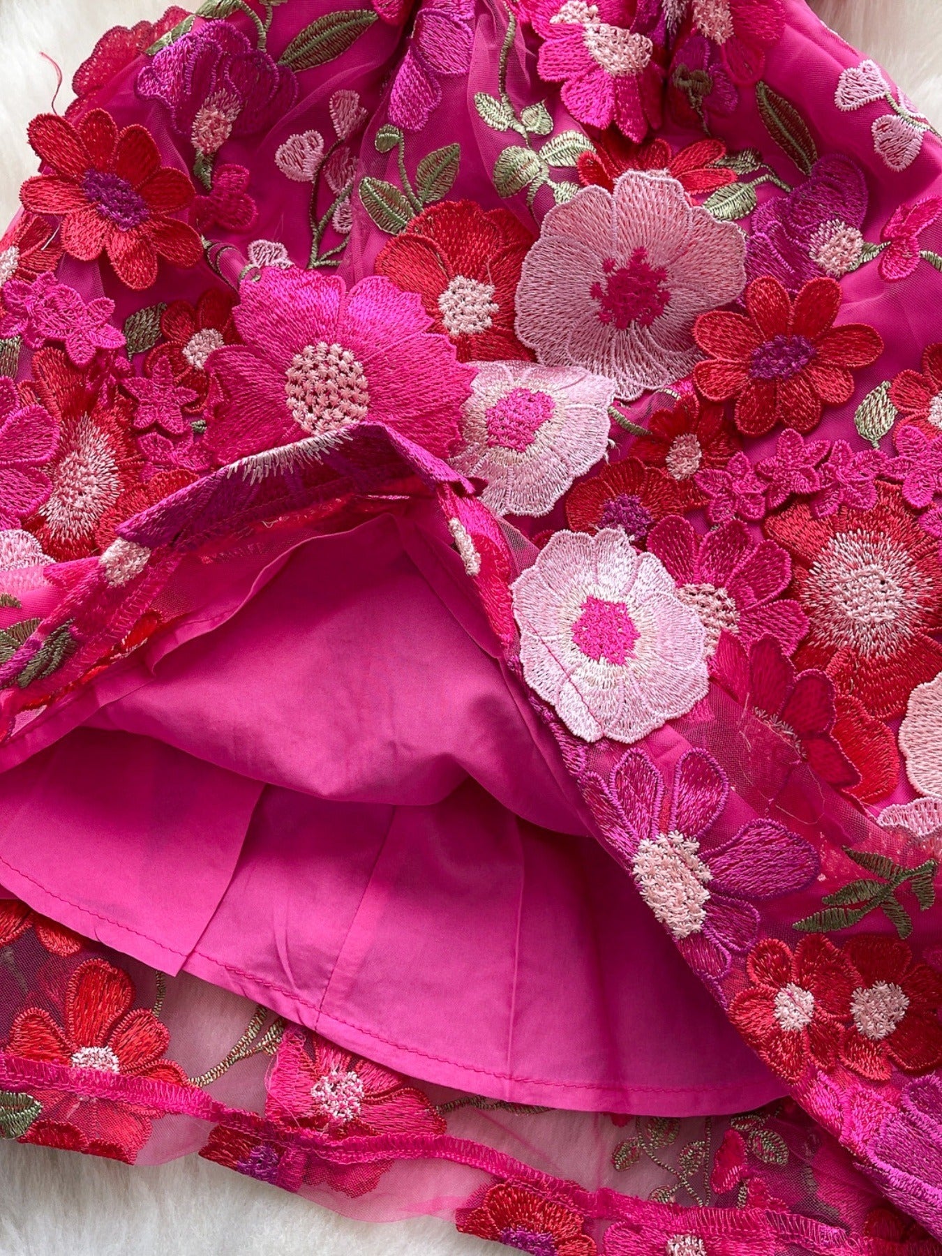 Hazel Blues® |  Floral Tie Waist Mini Dress