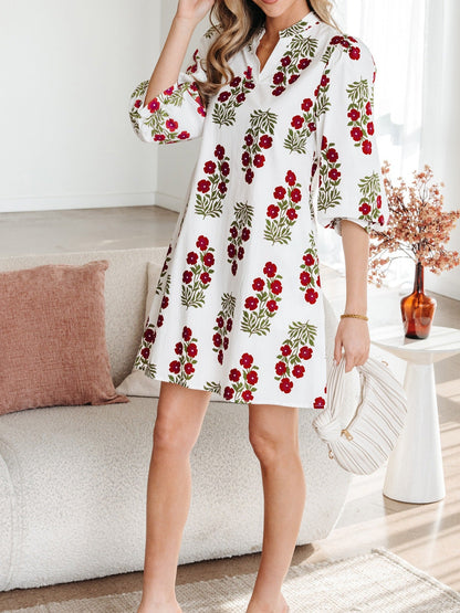 Hazel Blues® |  Floral Print Casual Mini Dress