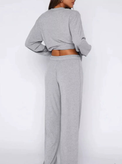 Hazel Blues® |  Relaxed Fit Long Sleeve Top and Pants Set