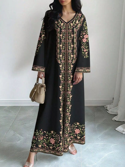 Hazel Blues® |  Floral Long Sleeve Maxi Dress