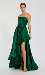 Strapless Balloon Prom Dress: Mac Duggal 11685