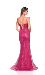 Long Prom Dress: Dave and Johnny 12450