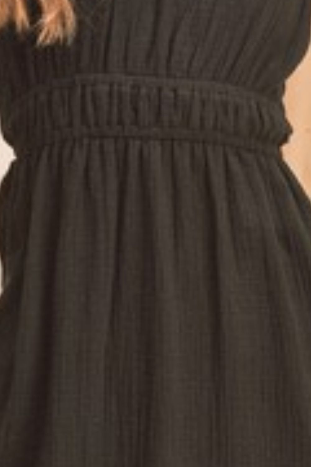 Hazel Blues® |  Aemi + Co Side Slit Round Neck Sleeveless Tank Dress