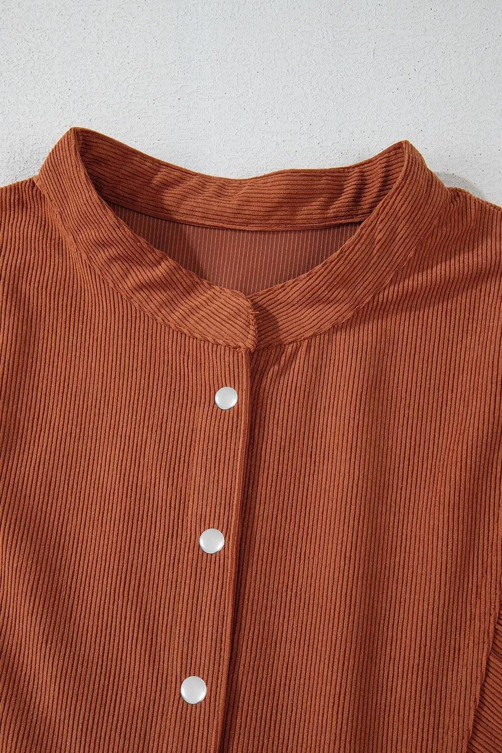 Hazel Blues® |  Corduroy Button-Down Babydoll Dress