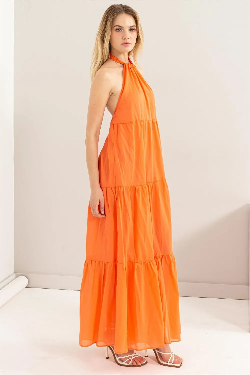 Hazel Blues® |  HYFVE Halter Neck Cover Up Maxi Dress