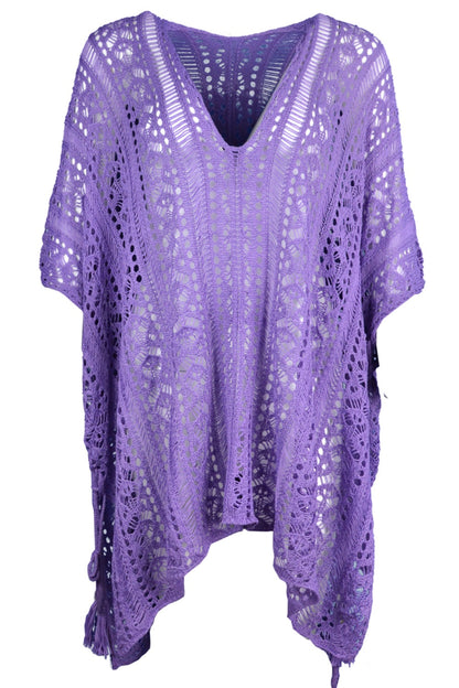 Hazel Blues® | Cutout V-Neck Cover-Up with Tassel