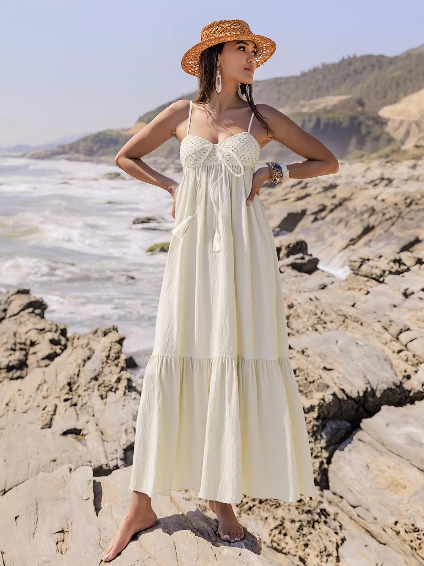 Hazel Blues® |  Sweetheart Neck Spaghetti Strap Dress