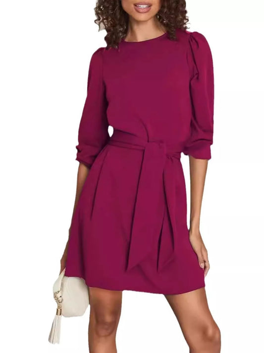 Hazel Blues® |  Tie-Waist Mini Dress