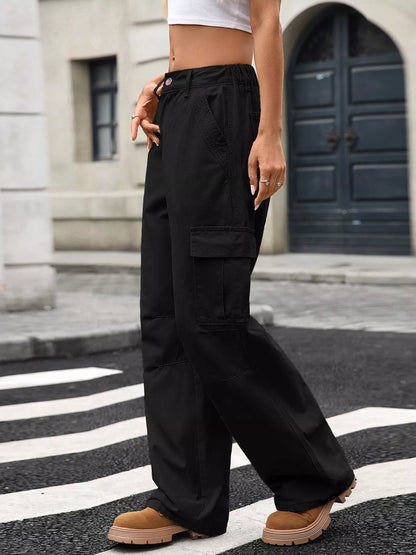 Hazel Blues® |  Relaxed Fit Cargo Jeans