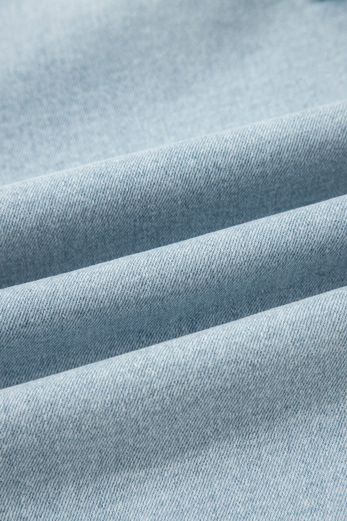 Hazel Blues® |  Beau Blue Frayed Cropped Straight Jeans
