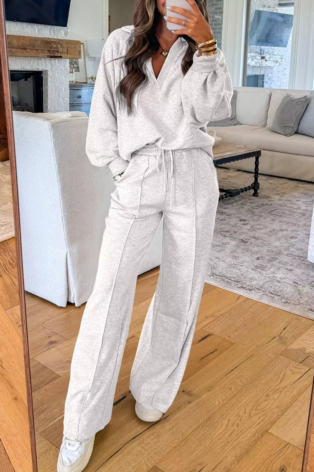 Hazel Blues® |  Long Sleeve Sweatshirt and Pants Set