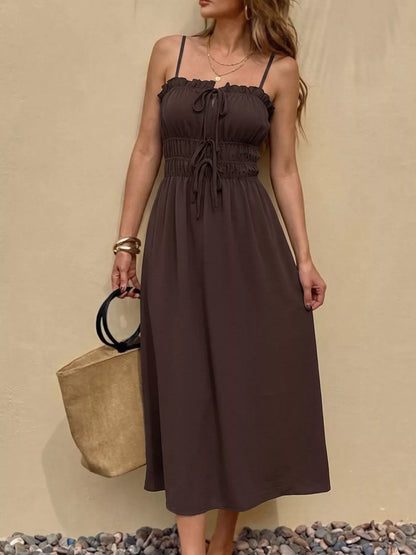 Hazel Blues® |  Tie-Front A-Line Dress