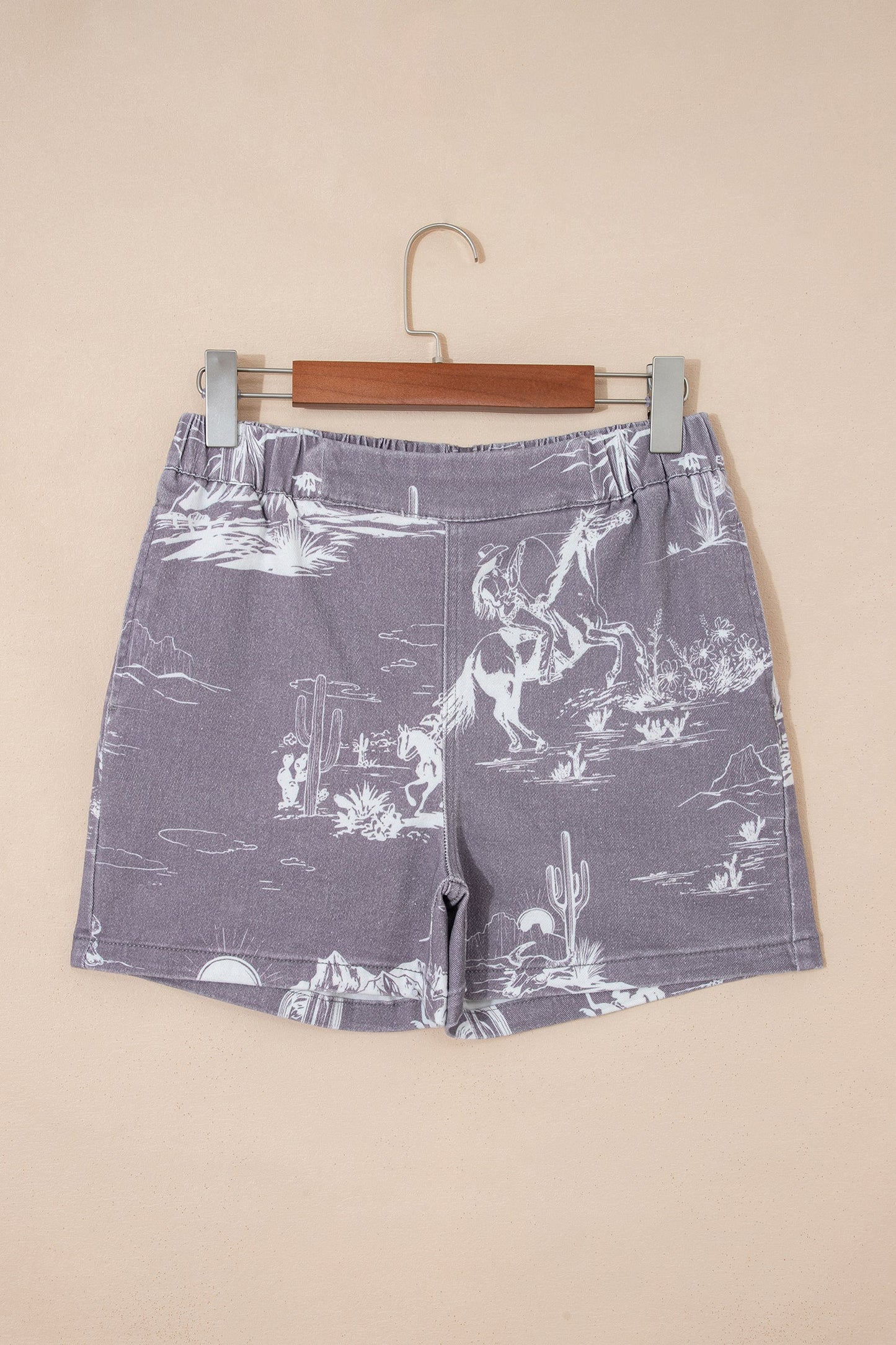 Hazel Blues® |  Wild West Denim Shorts | Western Denim Shorts