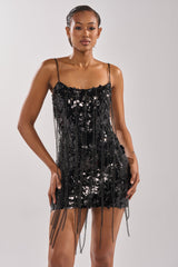 TOP TIER SEQUIN MINI DRESS