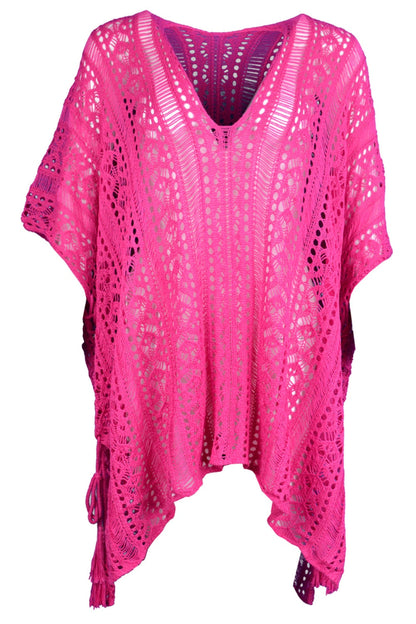 Hazel Blues® | Cutout V-Neck Cover-Up with Tassel