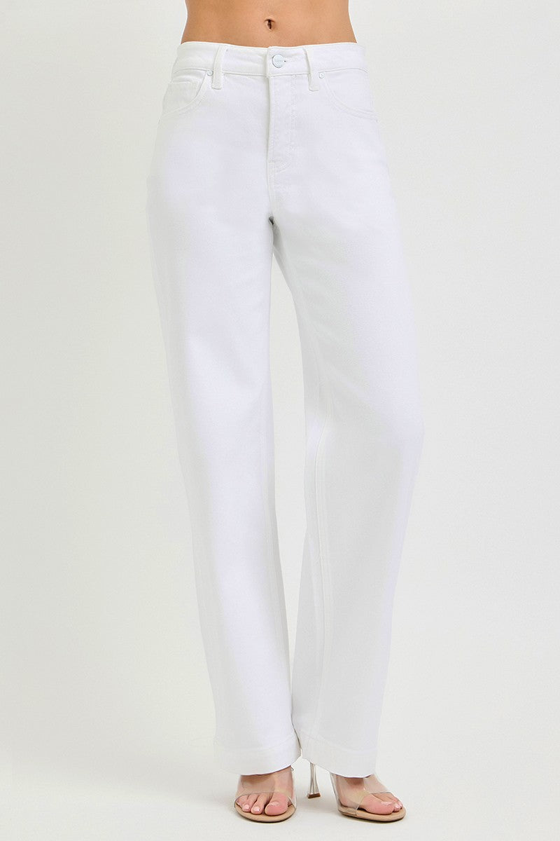 Hazel Blues® | RISEN High Rise Wide Baggy Pants