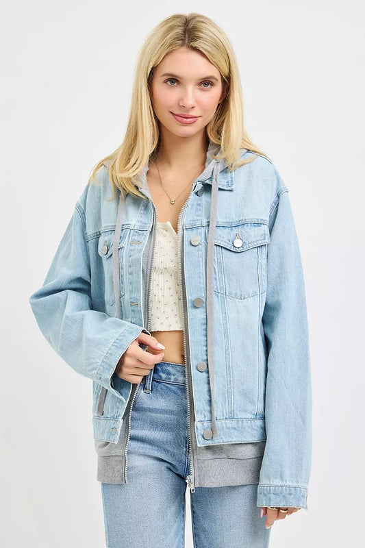 Hazel Blues® |  RISEN Oversized Hoodie Jacket