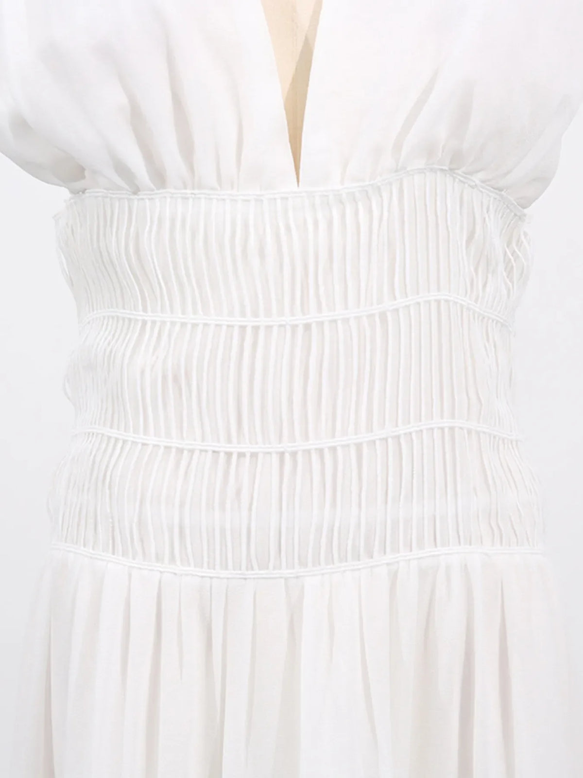 Hazel Blues® |  Tiered V-Neck Sleeveless Maxi Dress