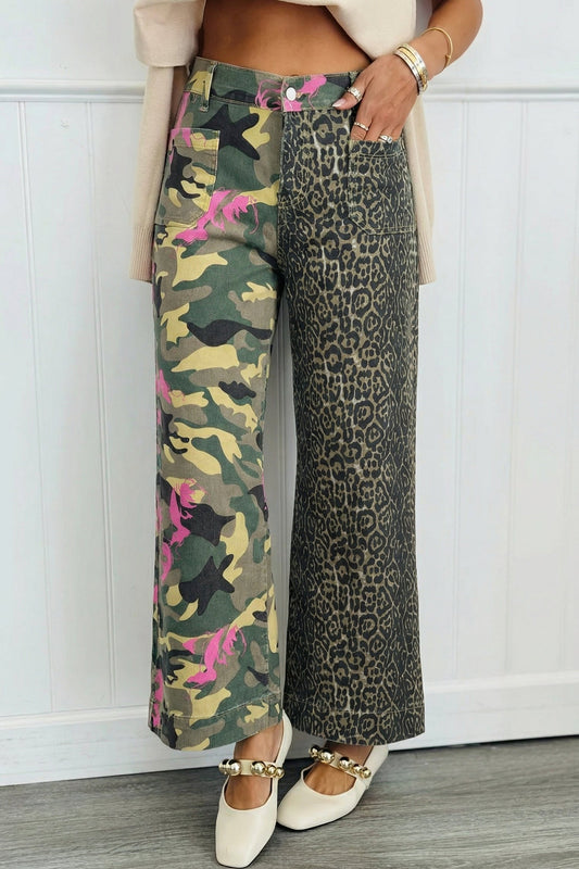 Hazel Blues® |  Leopard Love Jeans | Leopard Camo Jeans