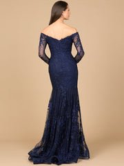 Lara Dresses 28977 Long Mermaid Beaded Formal Dress