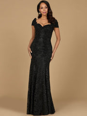 Lara Dresses 28980 Fitted Lace Long Formal Mermaid Dress