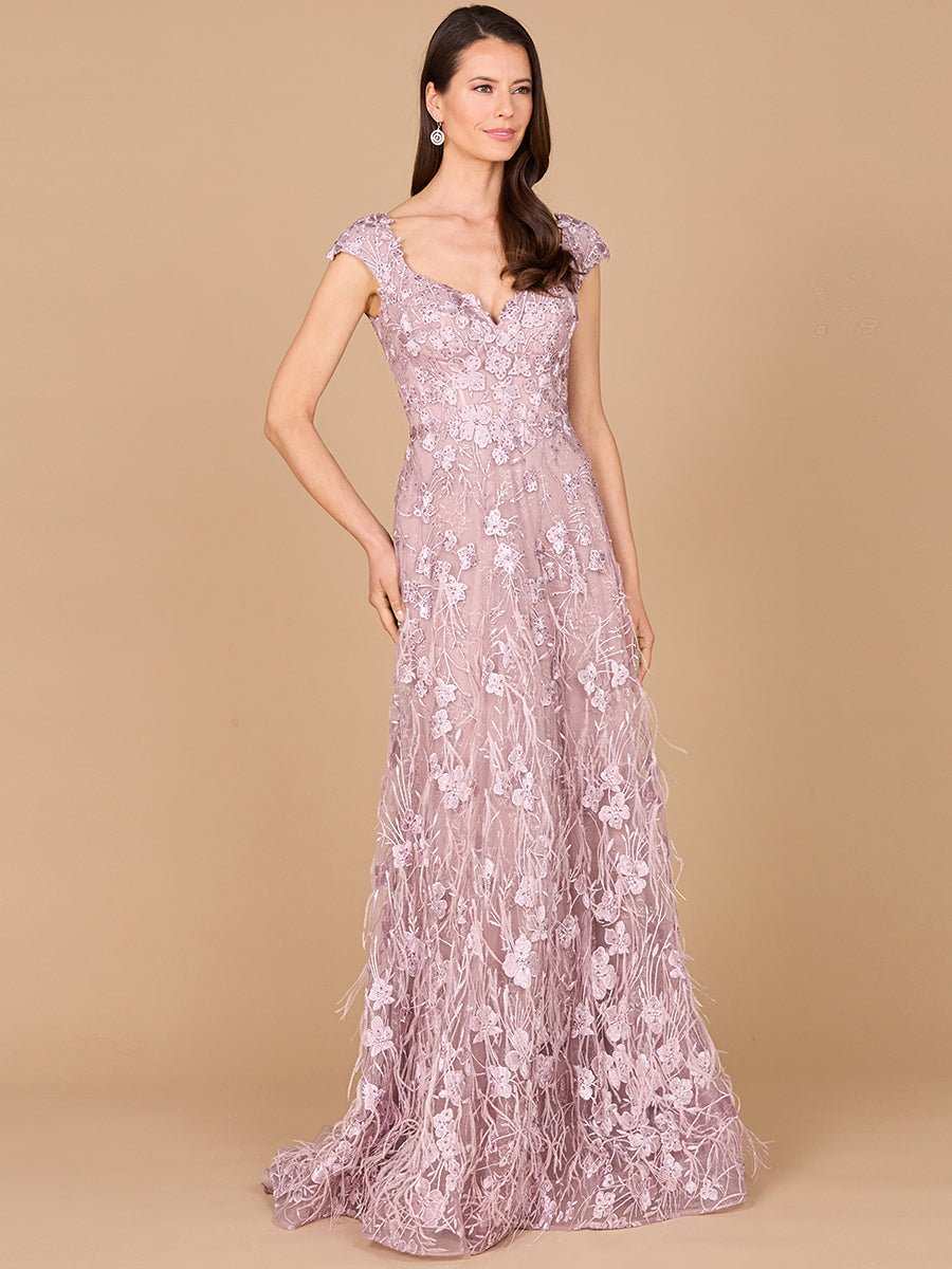 Lara Dresses 28986 A Line Long Formal Evening Dress
