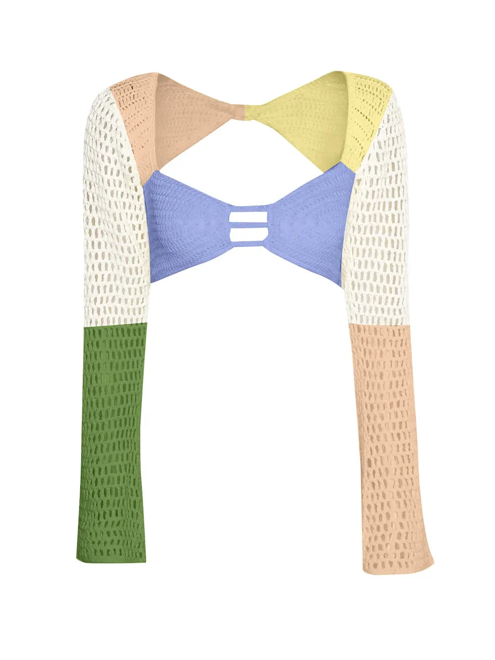 Hazel Blues® |  Tied Long Sleeve Top and Skirt Cover Up Set