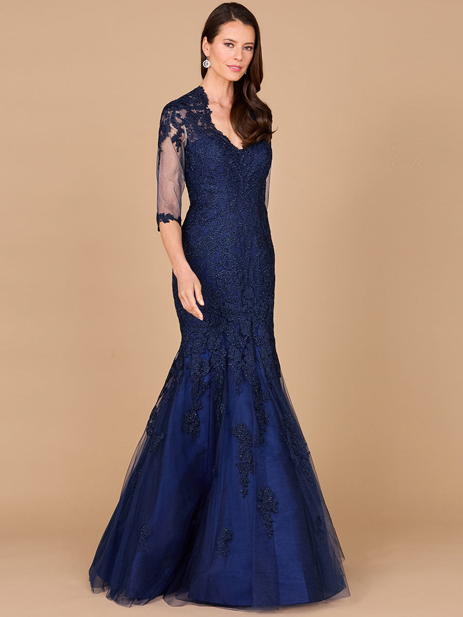 Lara Dresses 29019 Long Mermaid Formal Evening Dress