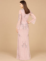 Lara Dresses 29079 Long Sleeve Formal Beaded Evening Dress