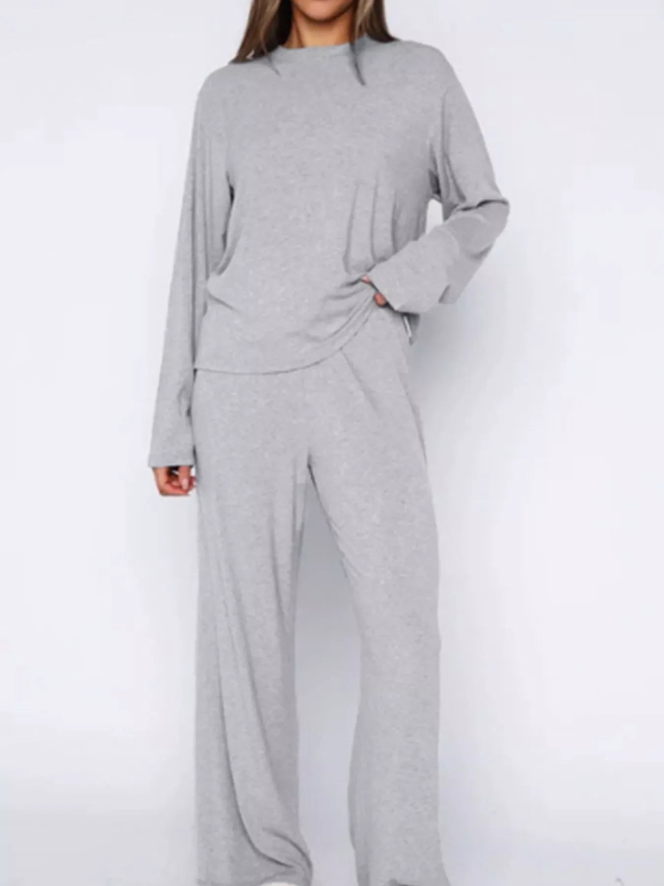 Hazel Blues® |  Relaxed Fit Long Sleeve Top and Pants Set
