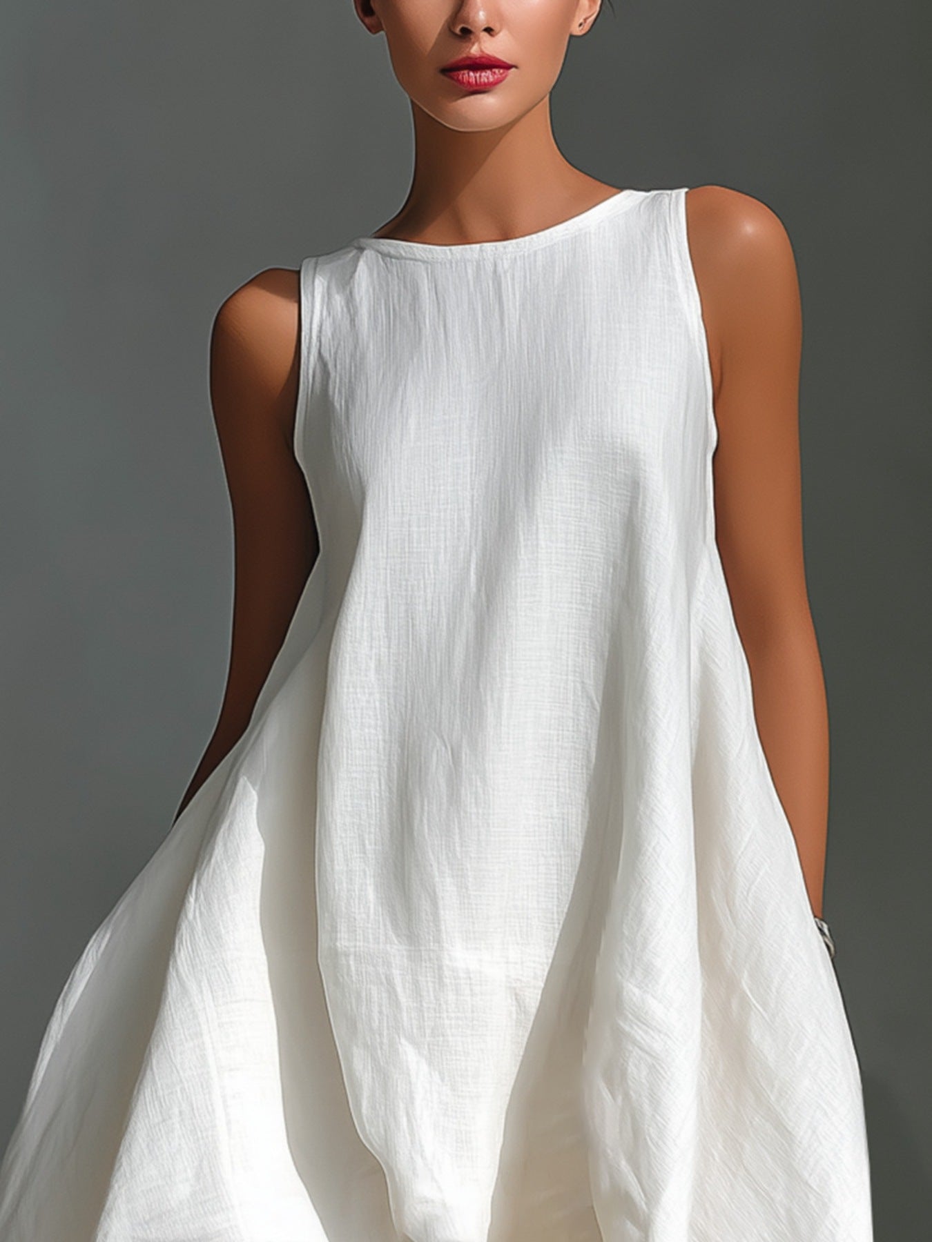 Hazel Blues® |  Sleeveless High-Low Hem Dress