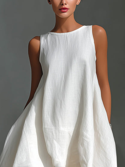 Hazel Blues® |  Sleeveless High-Low Hem Dress