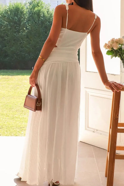 Hazel Blues® |  Cutout Back V-Neck Dress