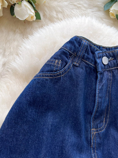 Hazel Blues® |  High Waist Wide Leg Jeans