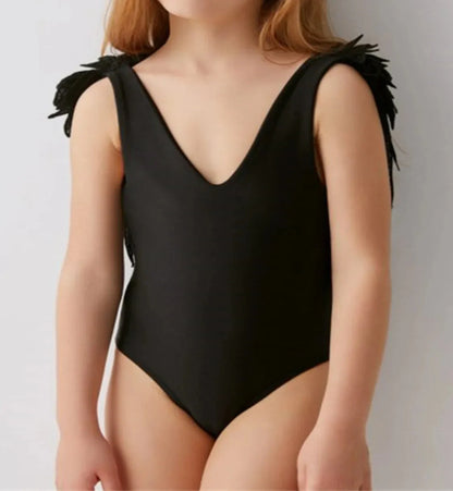 Hazel Blues® | Mommy&Me Backless Wide Strap One Piece Swimwear