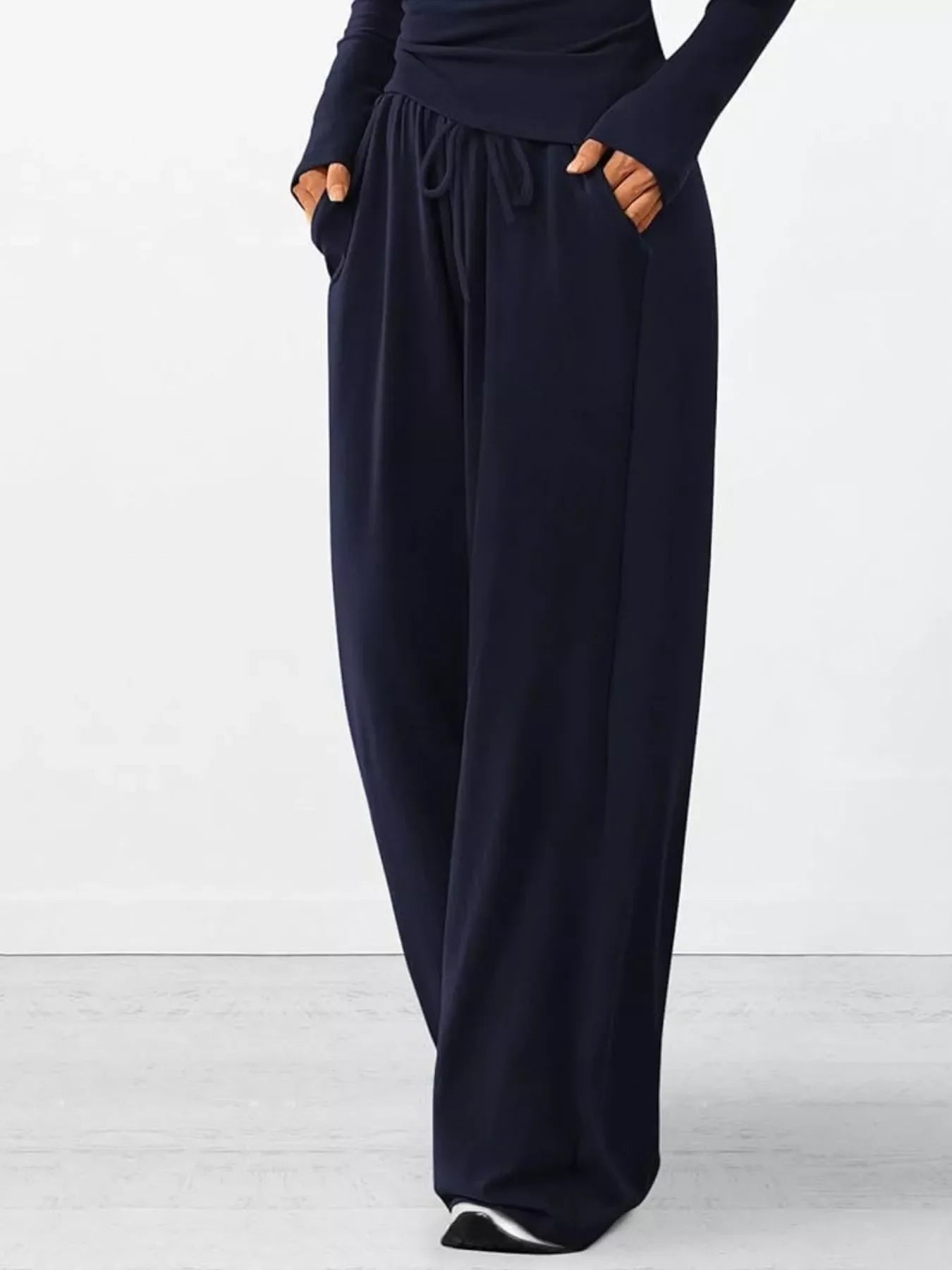 Hazel Blues® |  Long Sleeve Top and Wide Leg Pants Set